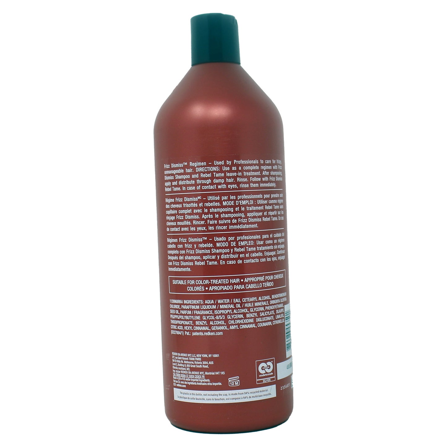 Redken Frizz Dismiss Conditioner, Sulfate-Free, 33.8 fl. oz.