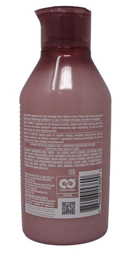 Redken Volume Injection Shampoo For Fine, Flat Or Processed Hair 10.1 Ounce