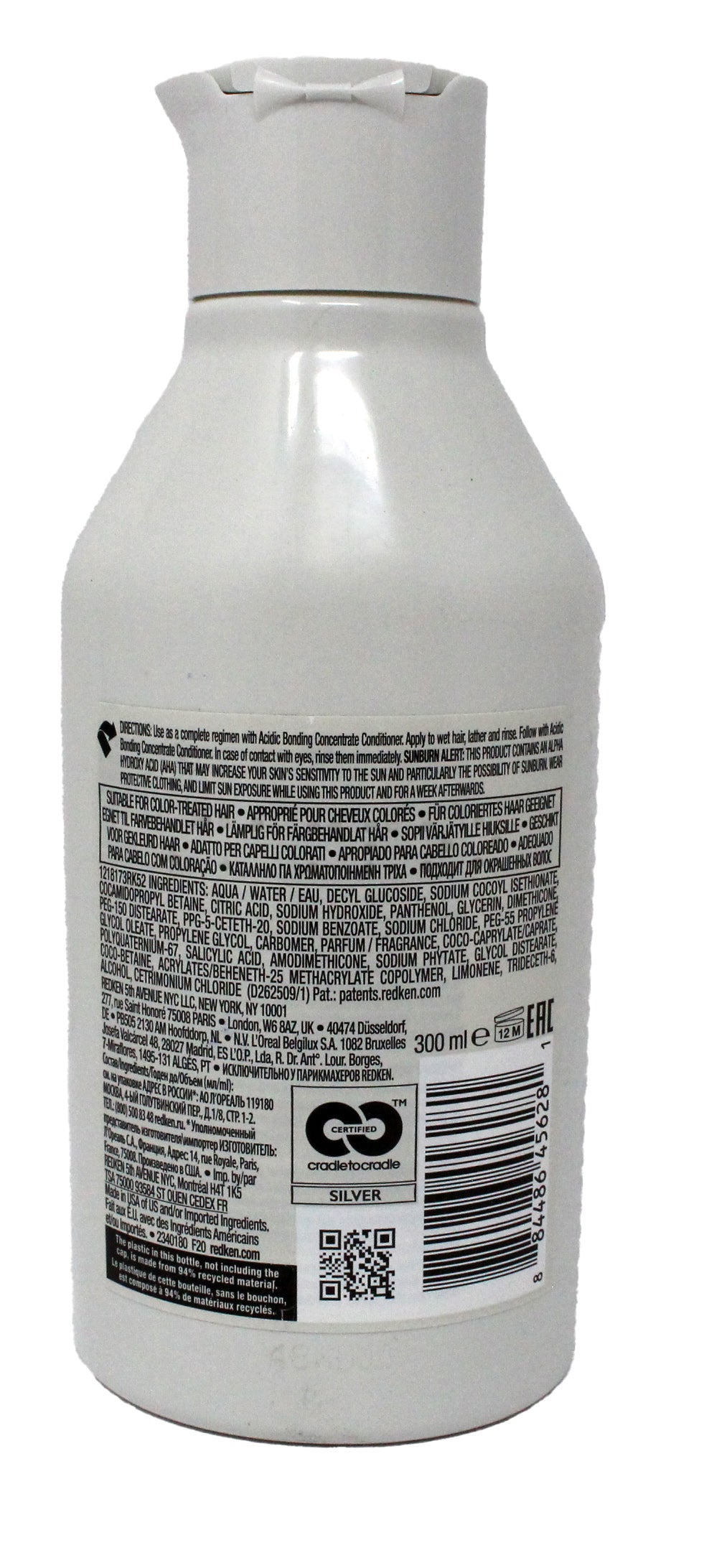 Redken Acidic Bonding Concentrate Shampoo For Colored/Damaged Hair 10.1 Ounce