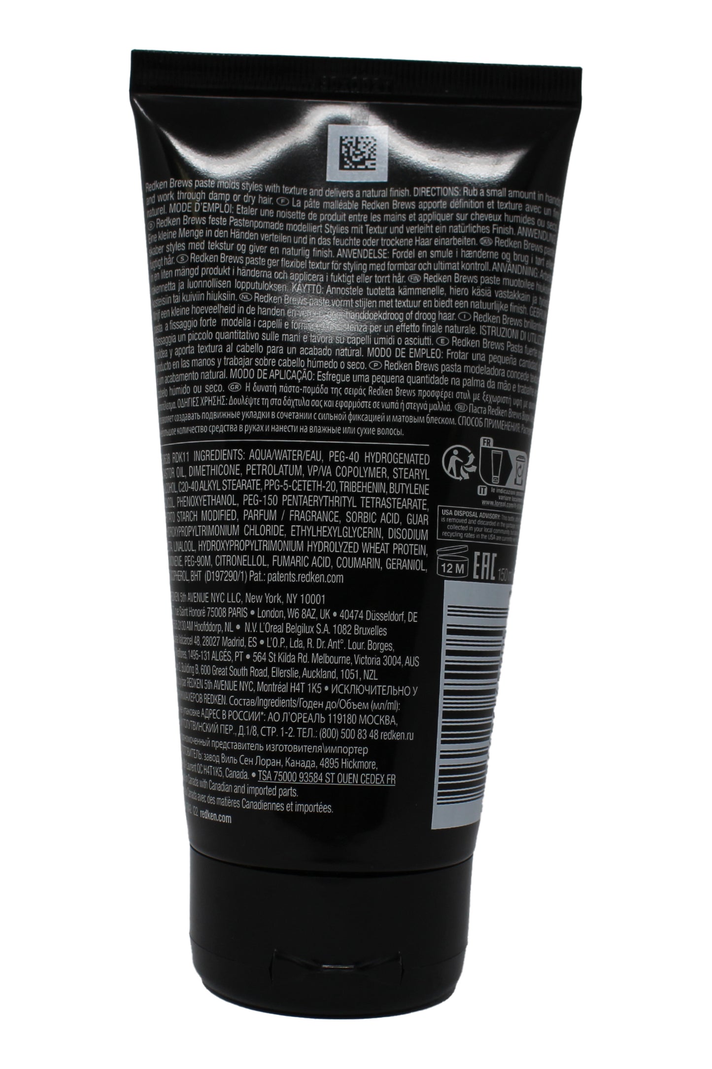 Redken Brews Work Hard Molding Paste 5.1 Ounce
