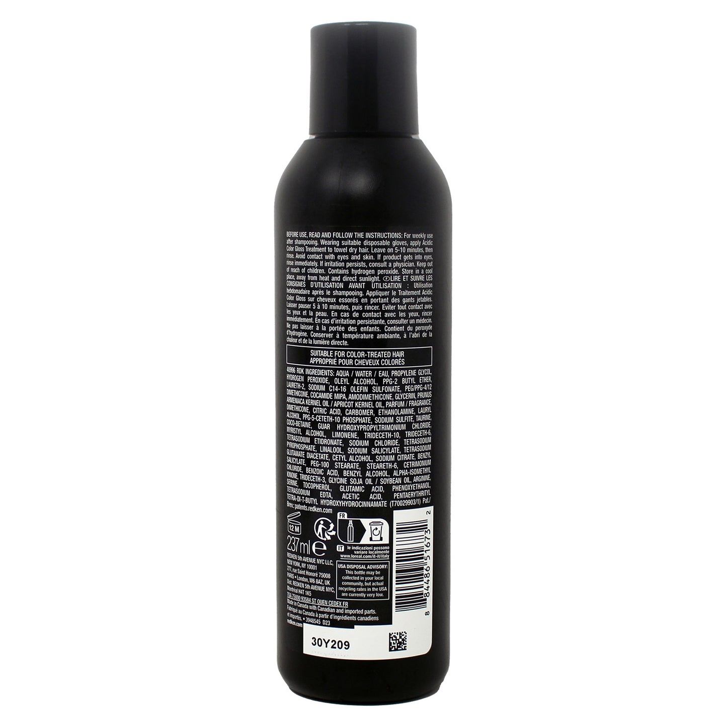Redken Acidic Color Gloss Treatment with Apricot Oil 8.0 Fluid Ounces