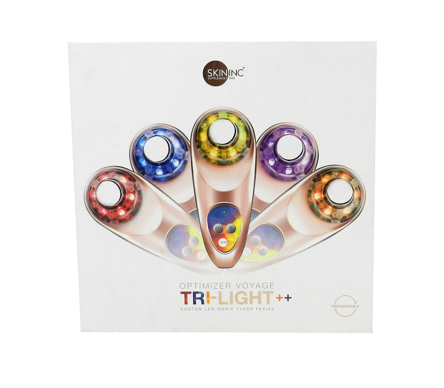 SkinInc Optimizer Voyage Tri-Light + LED Sonic Flash Facial