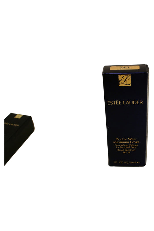 Estee Lauder Double Wear Maximum Cover Foundation SPF 15, 1N1 Ivory Nude, 1.0 Fl Oz