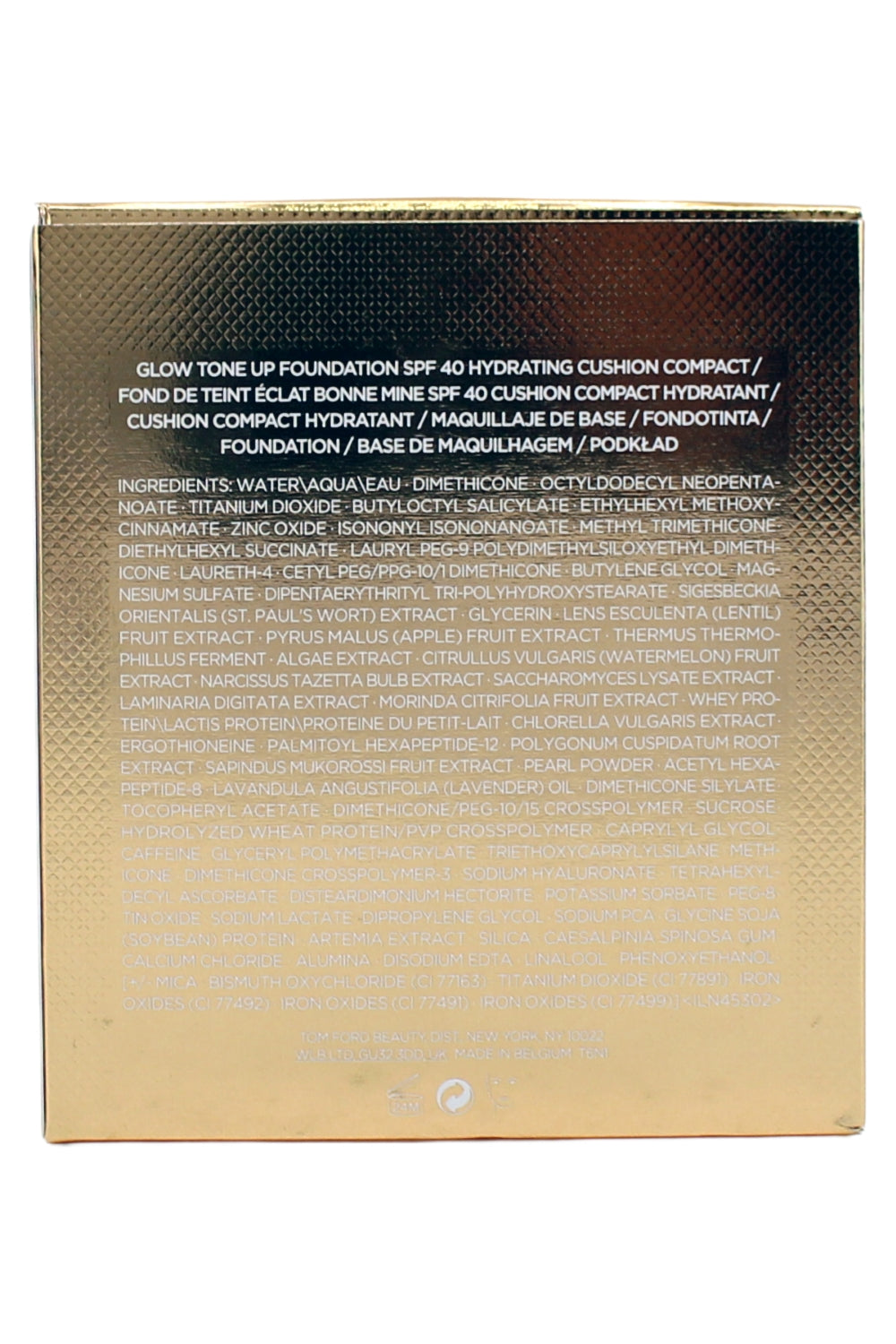 Tom Ford Soleil Glow Tone Up Foundation SPF 40 Hydrating Cushion Compact 6.0 Natural 0.42 Ounce