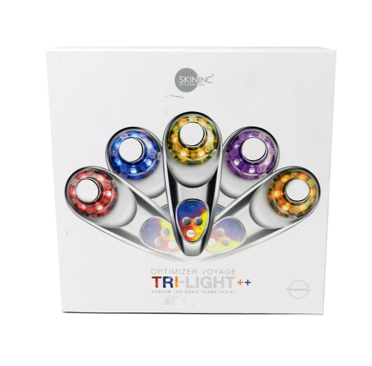 SkinInc Optimizer Voyage Tri-Light + LED Sonic Flash Facial