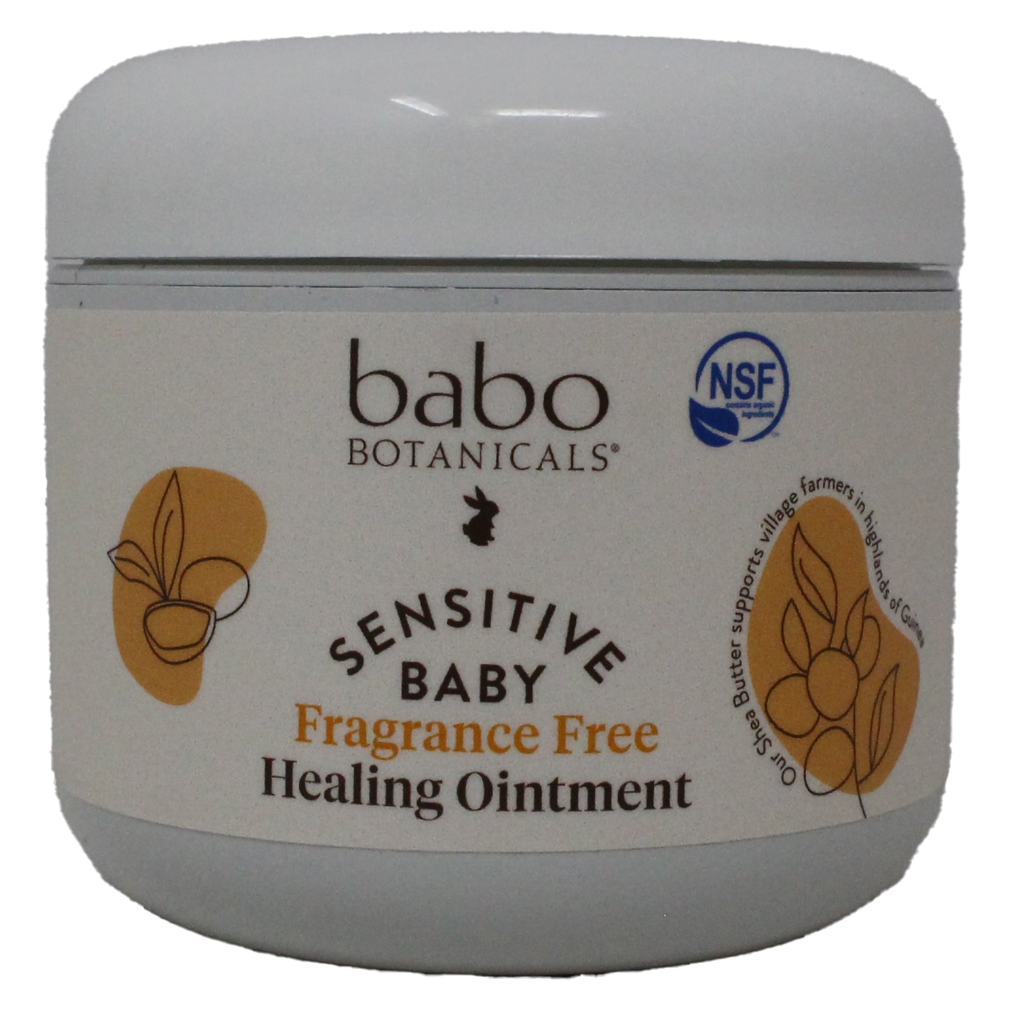 Babo Botanicals Sensitive Baby Fragrance Free Healing Ointment 4 oz