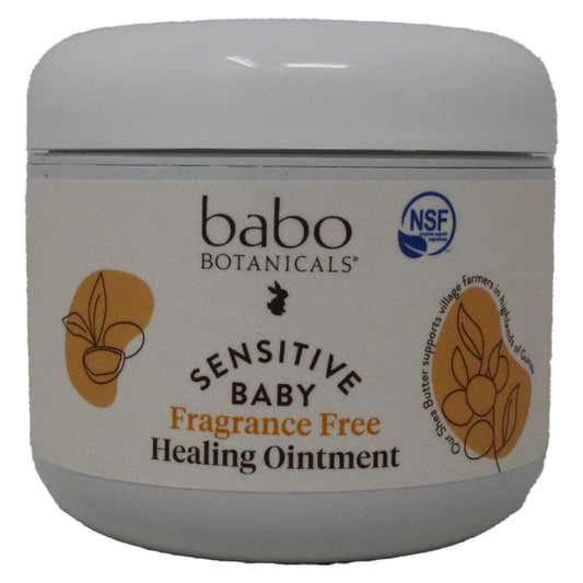 Babo Botanicals Sensitive Baby Fragrance Free Healing Ointment 4 oz