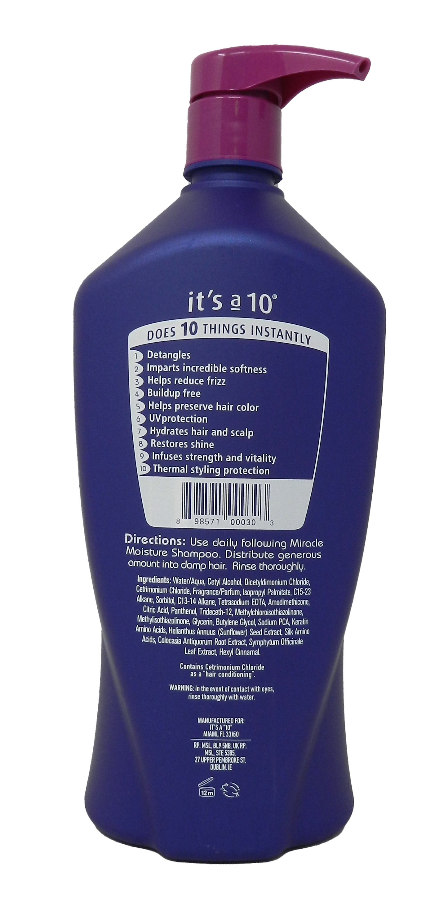 It's A 10 Miracle Daily Conditioner 33.8 Ounces
