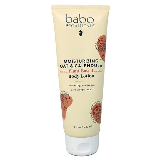 Babo Botanicals Oat & Calendula Body Lotion for Dry/Sensitive Skin