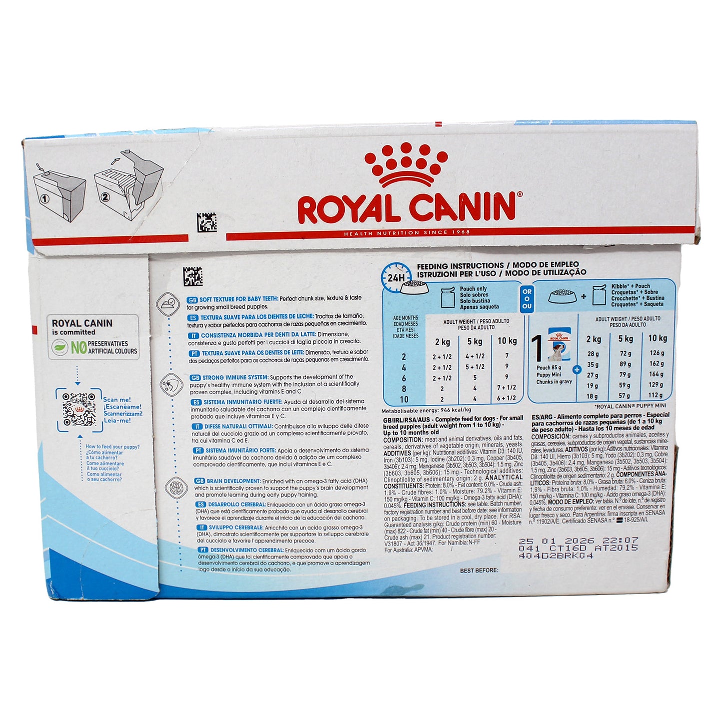 Royal Canin Puppy Food 2-10 months Stage 3 Dog Food 12x85 Grams