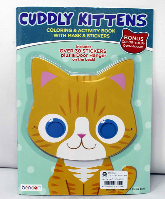 Bendon Cuddly Kittens Coloring and Activity Book