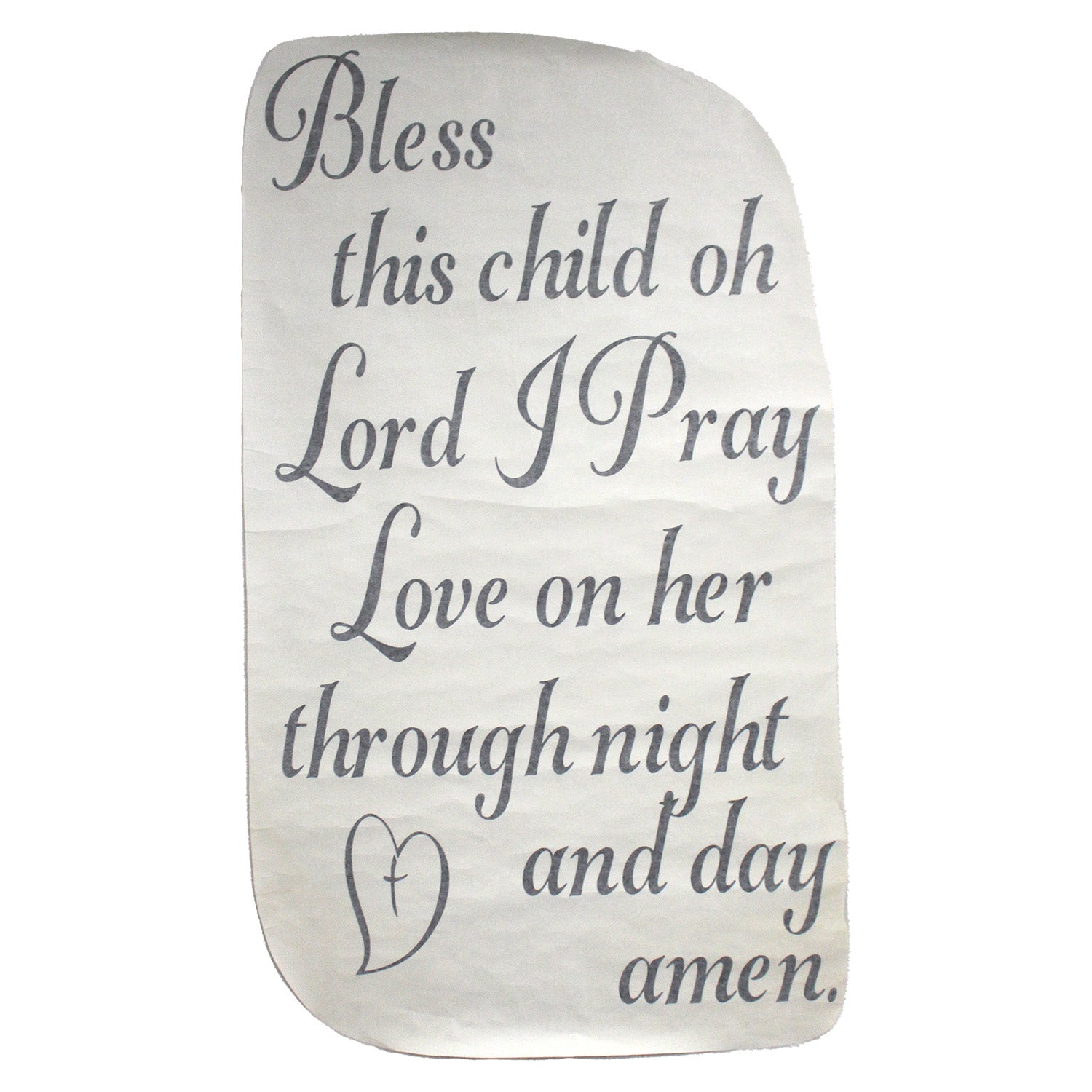 Design With Vinyl US V JER 2517 Bless This Child Wall Decal 20" X 40" Inch