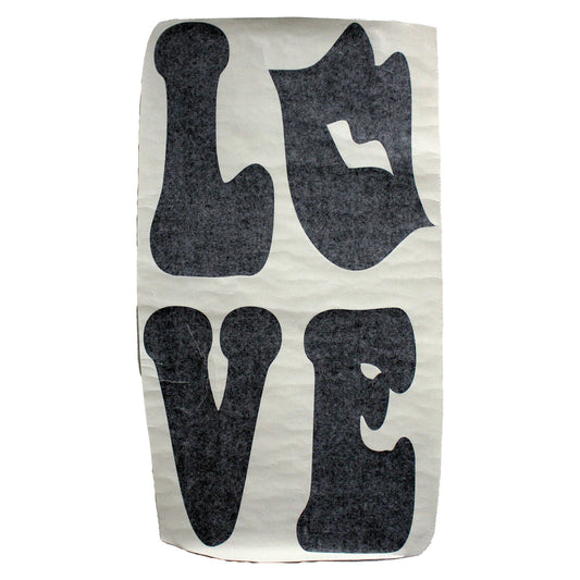 Design With Vinyl US V JER 3314 LOVE Wall Decal 20" X 40" Inch
