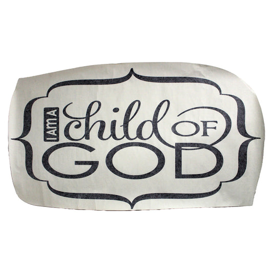 Design With Vinyl US V JER 2793 Child Of God Wall Decal 20" X 40" Inch