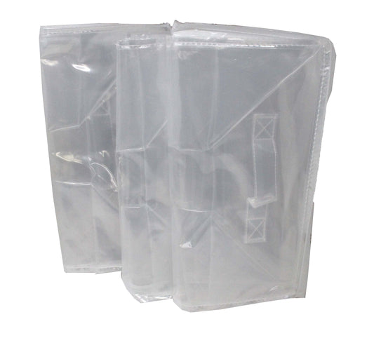 Basic Clear Zippered Organizer 3 Pack