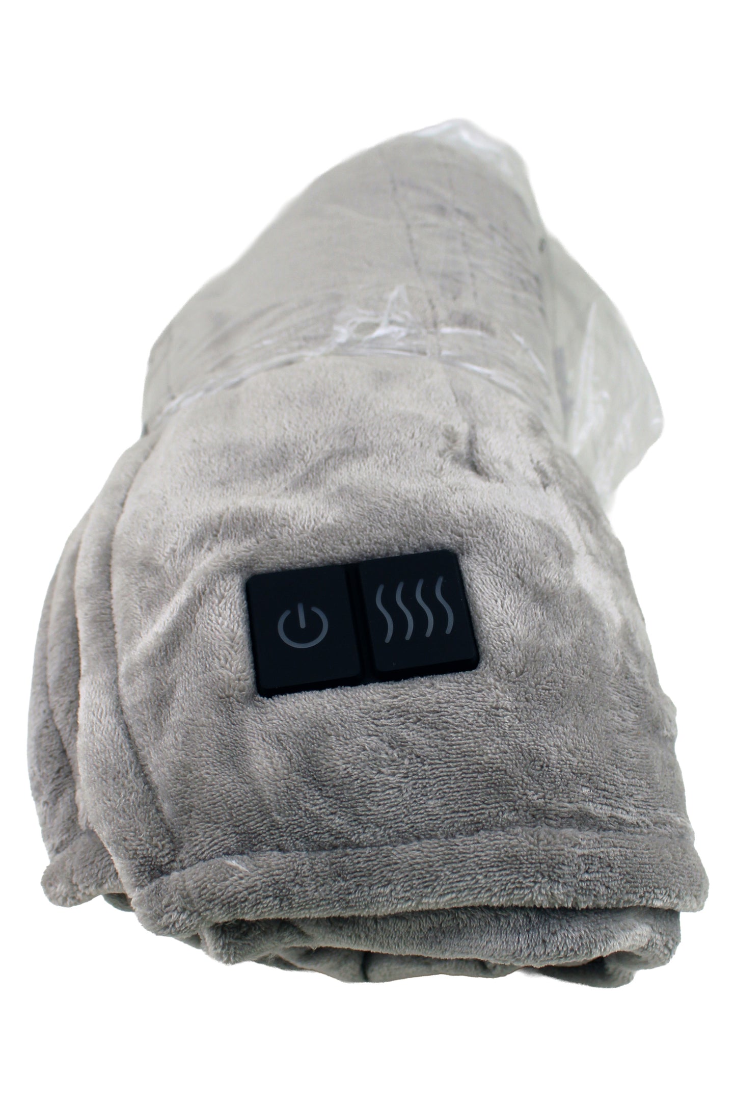 Brookstone Heated Throw Blanket Grey (See Description)