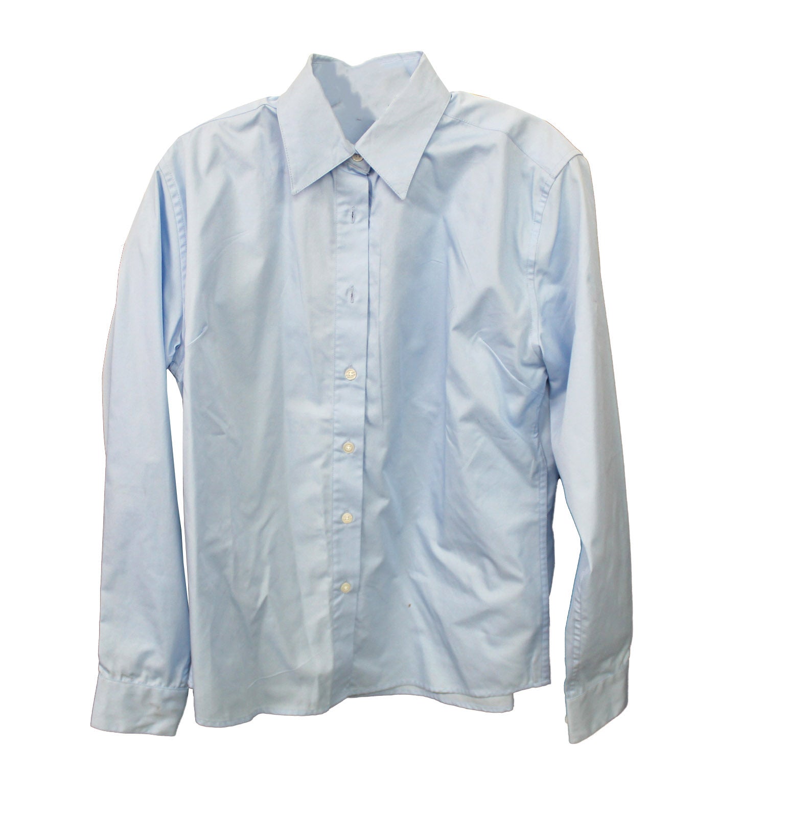 Hartwell Long Sleeve Button-Up Shirt Light Blue Medium