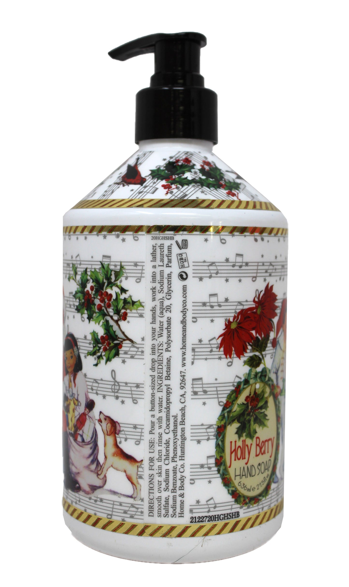 Home & Body Holiday Collection Holly Berry Hand Soap 21.5 Ounces
