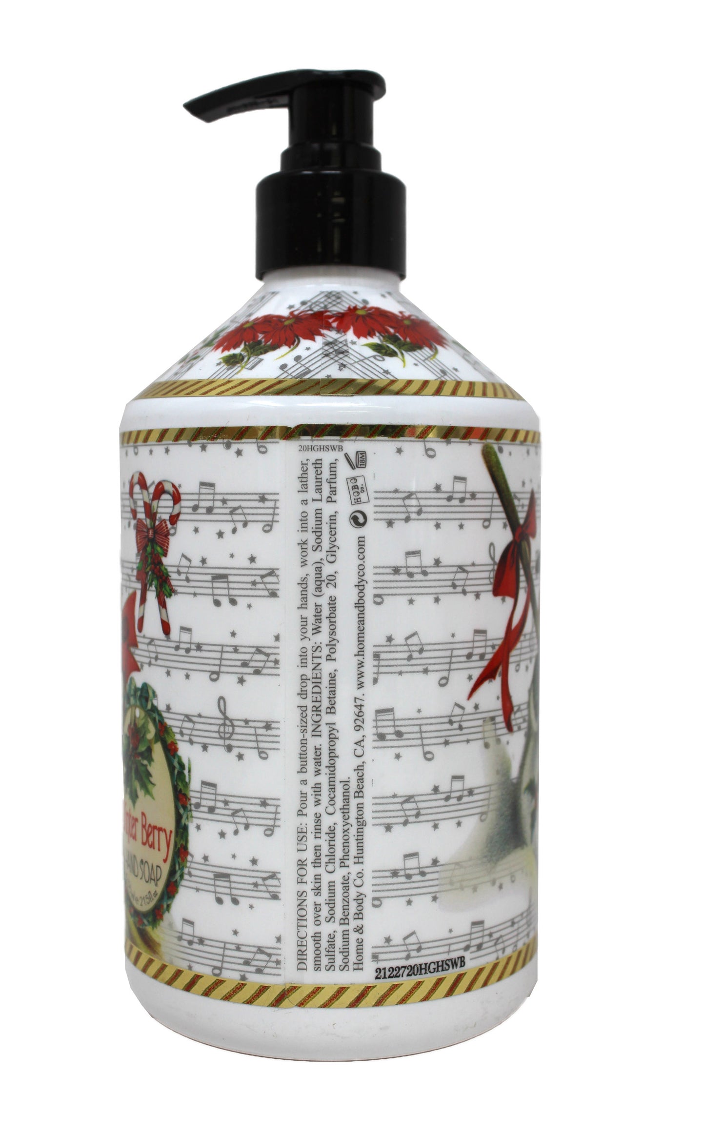 Home & Body Holiday Collection Winter Berry Hand Soap 21.5 Ounces