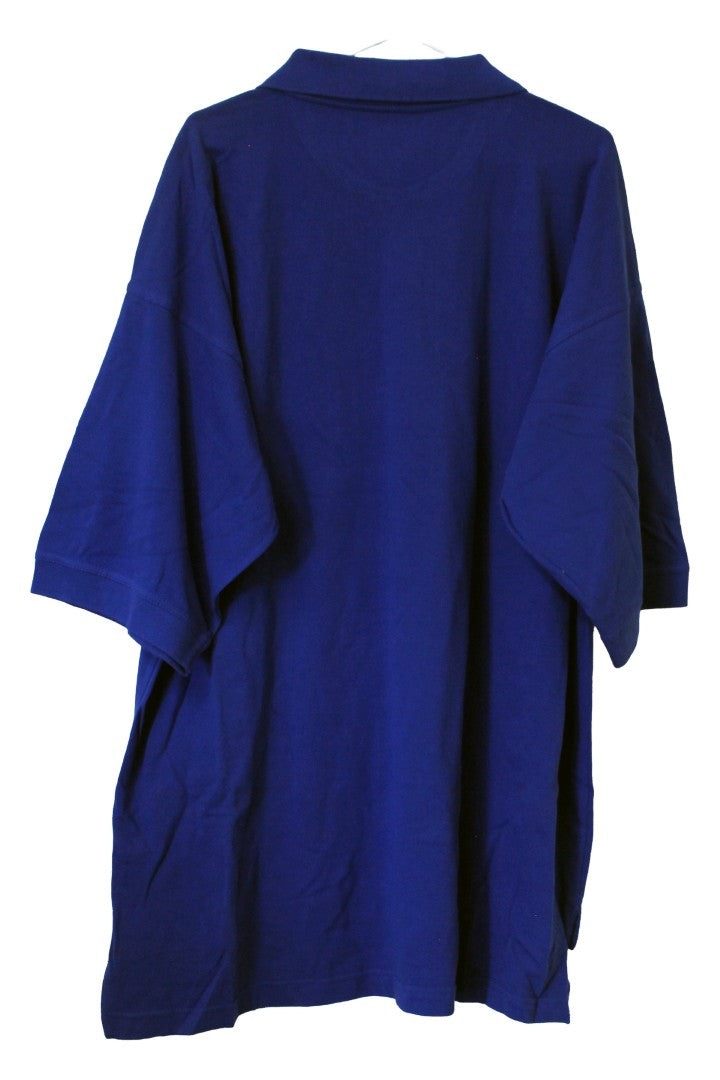 Luna Pier Collared Polo Shirt 2XL (Blue) (Never Worn)