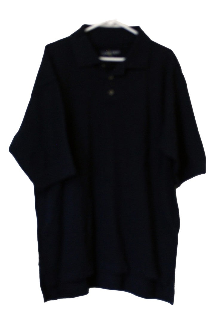 Luna Pier Collared Polo Shirt Large (Navy) (Never Worn)