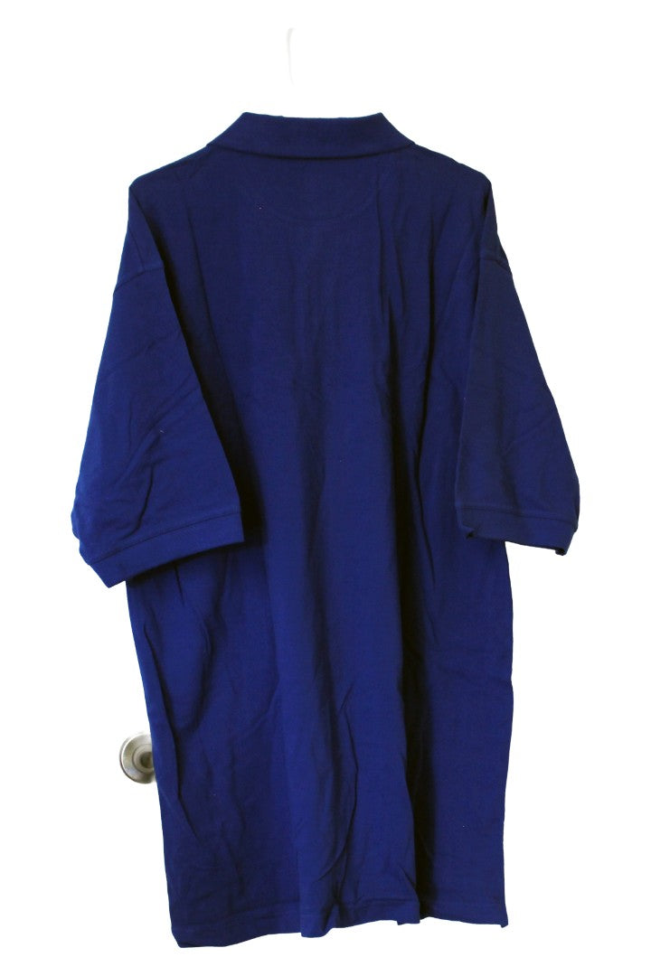 Luna Pier Collared Polo Shirt XL (Blue) (Never Worn)