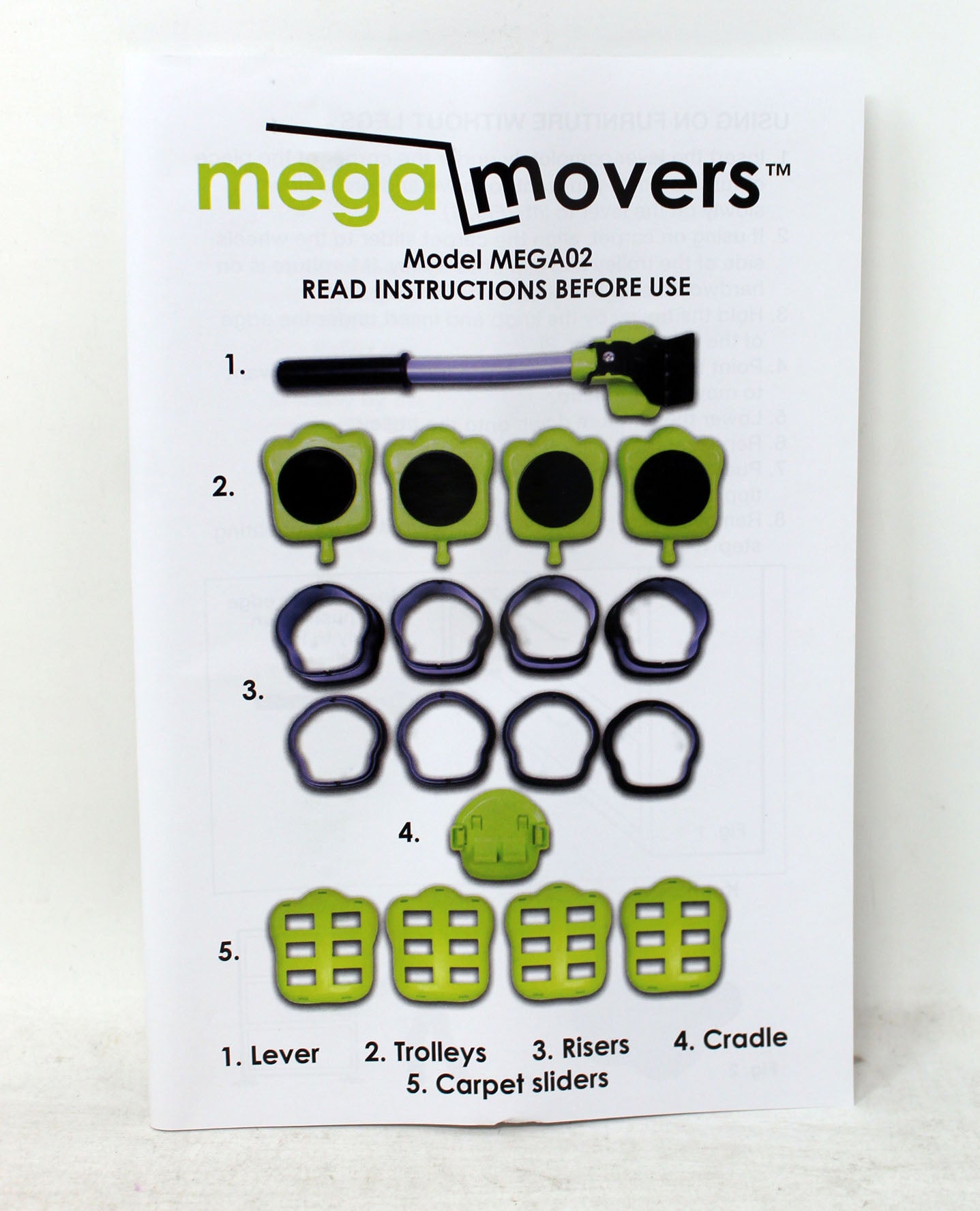 Mega Movers 18 Piece Furniture Moving Set Brown