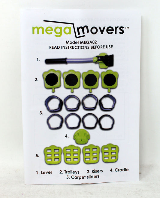 Mega Movers 18 Piece Furniture Moving Set Brown
