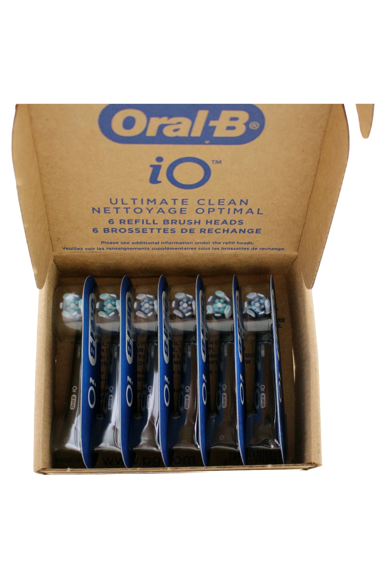 Oral-B IO Ultimate Clean Brush Heads 6 Count Black