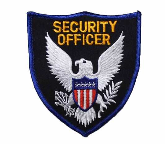 Black/Blue/White Eagle Security Officer Patch by Solar 1