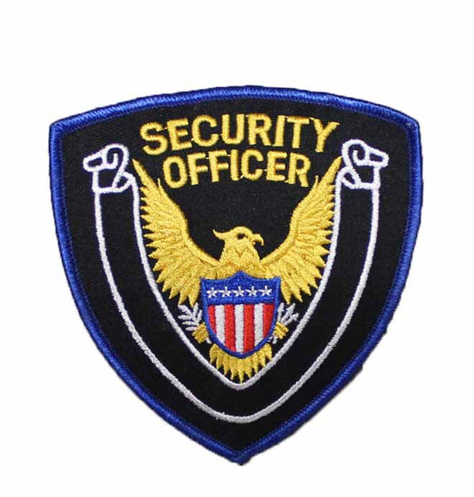 Black/Blue/Yellow Eagle Security Officer Patch by Solar 1