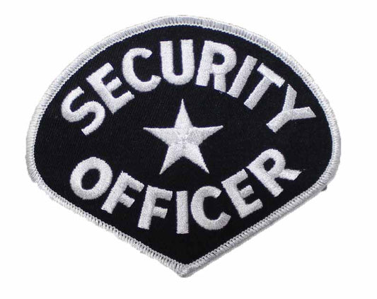 Black/White Security Officer Patch by Solar 1