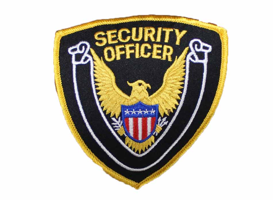Black/Yellow Eagle Security Officer Patch (Pack of 10) by Solar 1