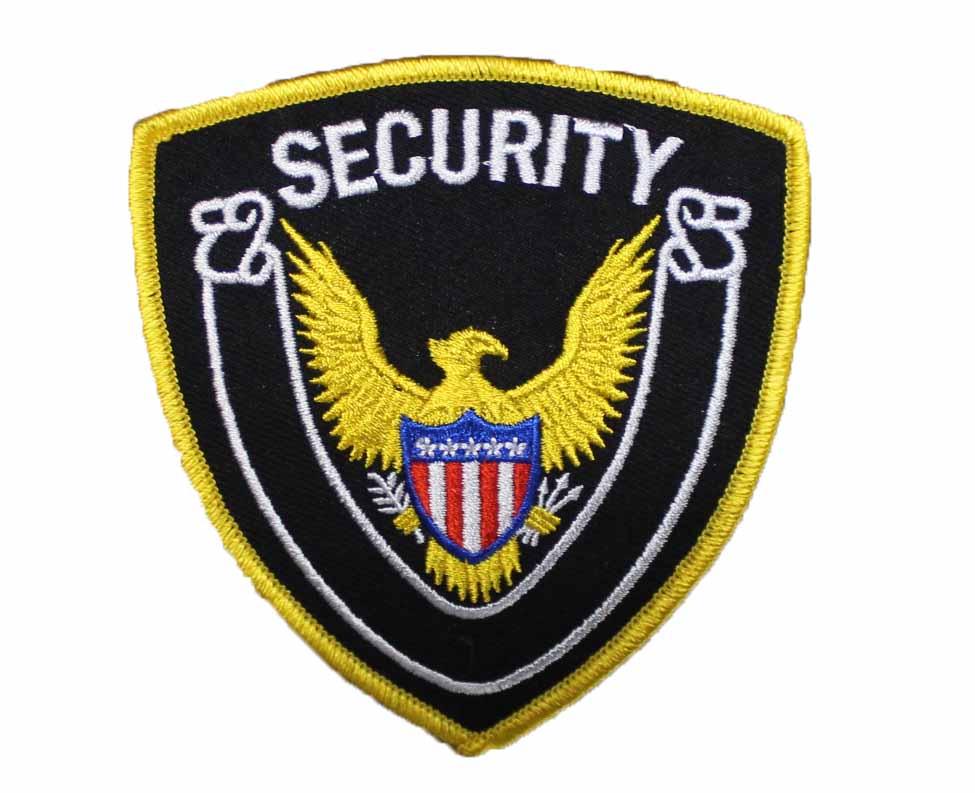 Black/Yellow Eagle Security Patch (Pack of 10) by Solar 1