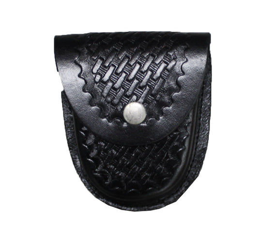 Duty Gear Basketweave Hand cuff Case Over Size Black by Solar 1
