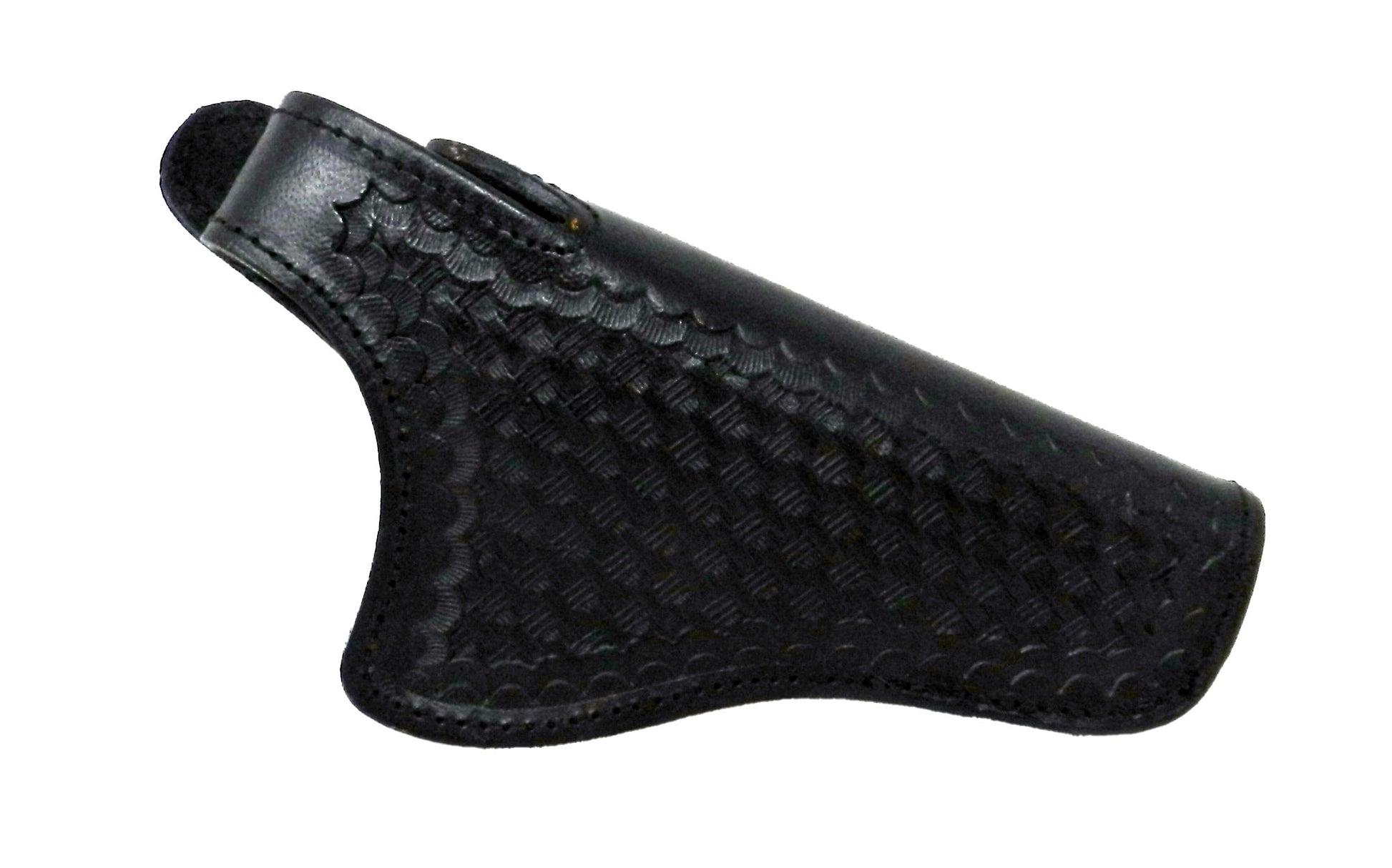 Duty Gear Basketweave Leather Duty Holster (Right) Black by Solar 1