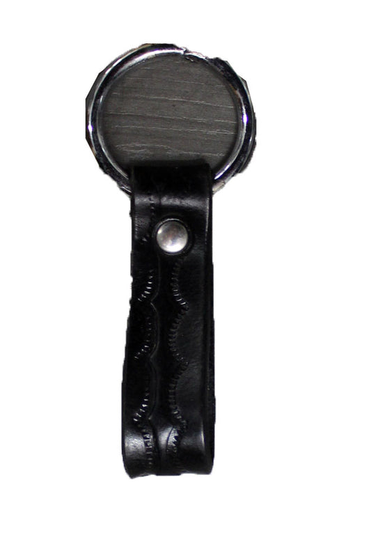 Duty Gear Leather Baton Holder Black by Solar 1
