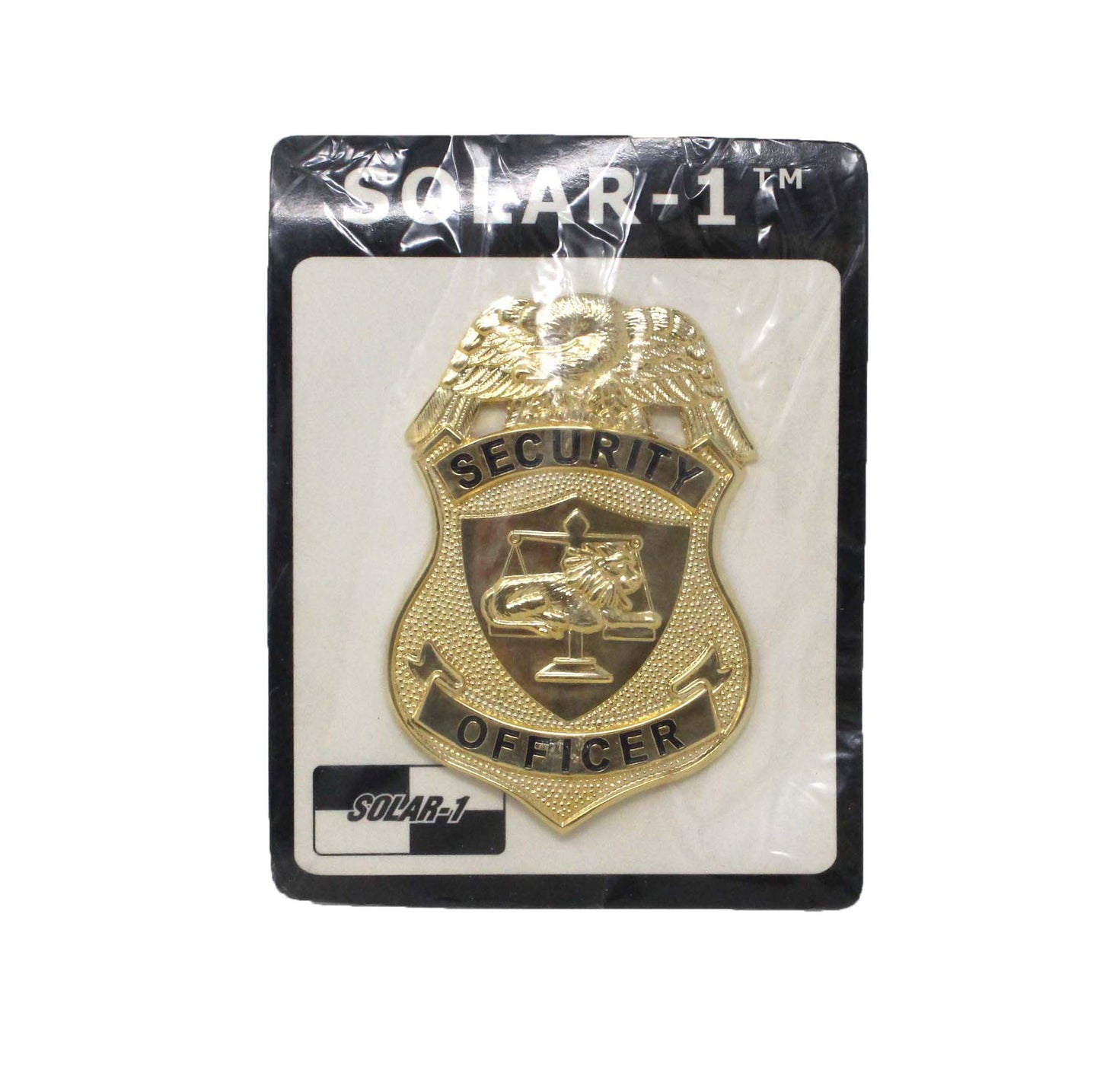 Gold Eagle/Lion Security Officer Badge (Nickel) by Solar 1