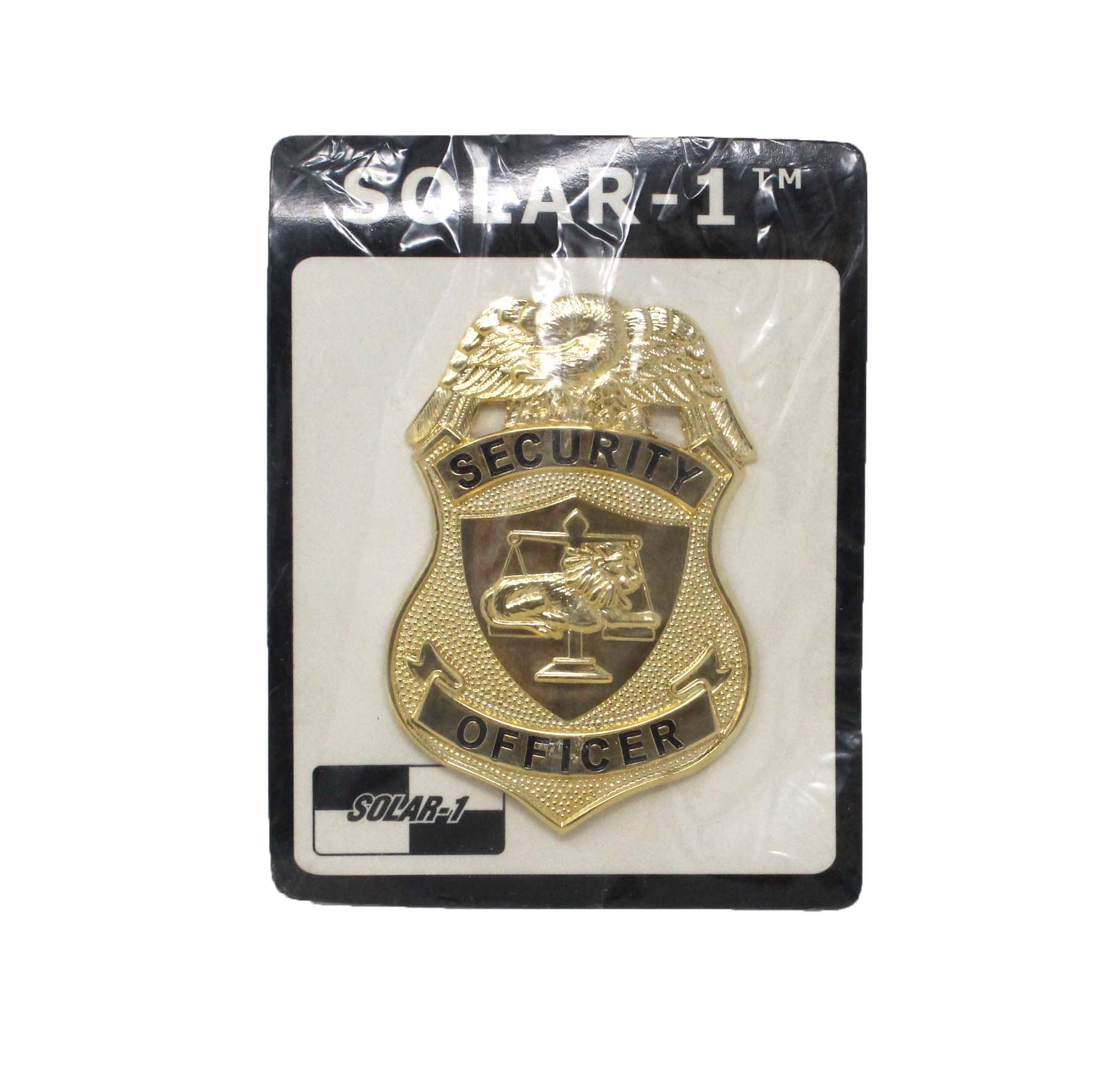 Gold Eagle/Lion Security Officer Badge (Nickel) by Solar 1