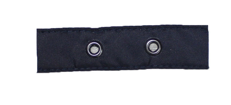 Navy (Dark Blue) Nylon Security Badge Tab by Solar 1 (Pack of 10)