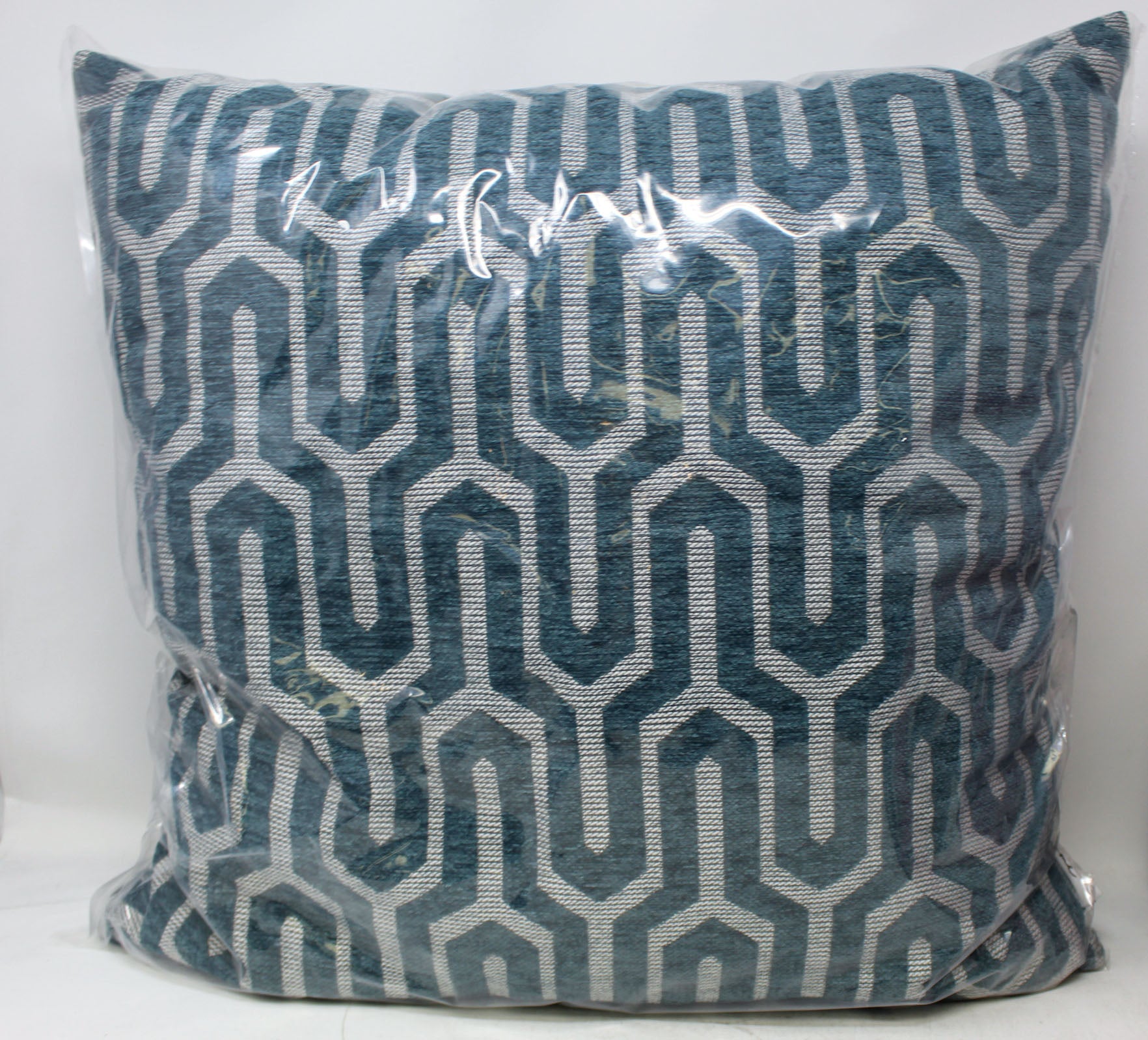 Studio Chic Home Decorative Pillow Aquamarine 1 Count W Corner Seam Tear
