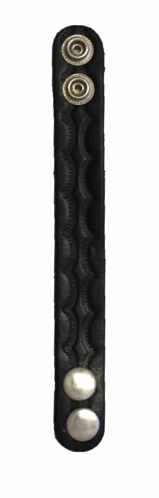 Duty Gear 2 3/4 Inch Wide Leather Belt Keeper Black by Solar 1 (Pack of 5)