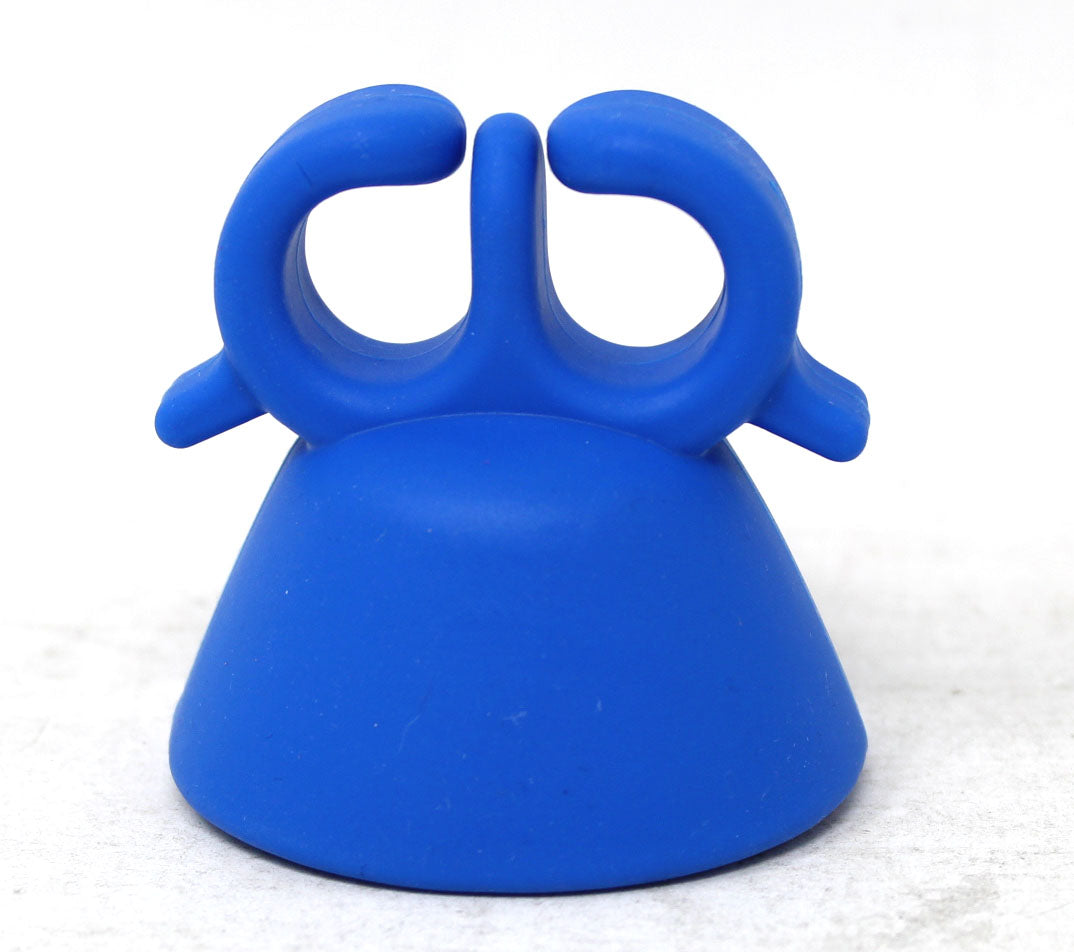 Silicone Nail Polish Holder Ring Blue 1 Count