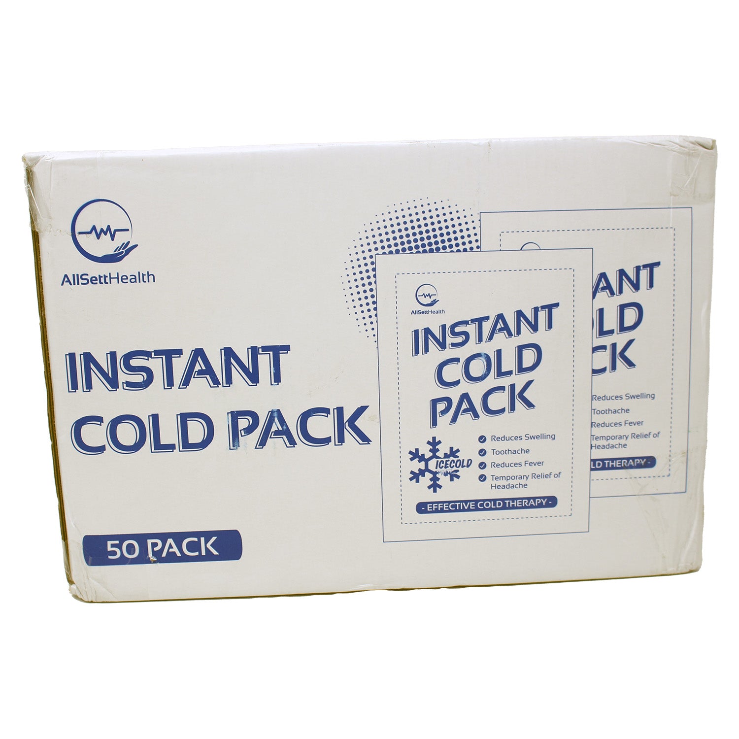 AllSett Health Instant Cold Pack 50 Pack