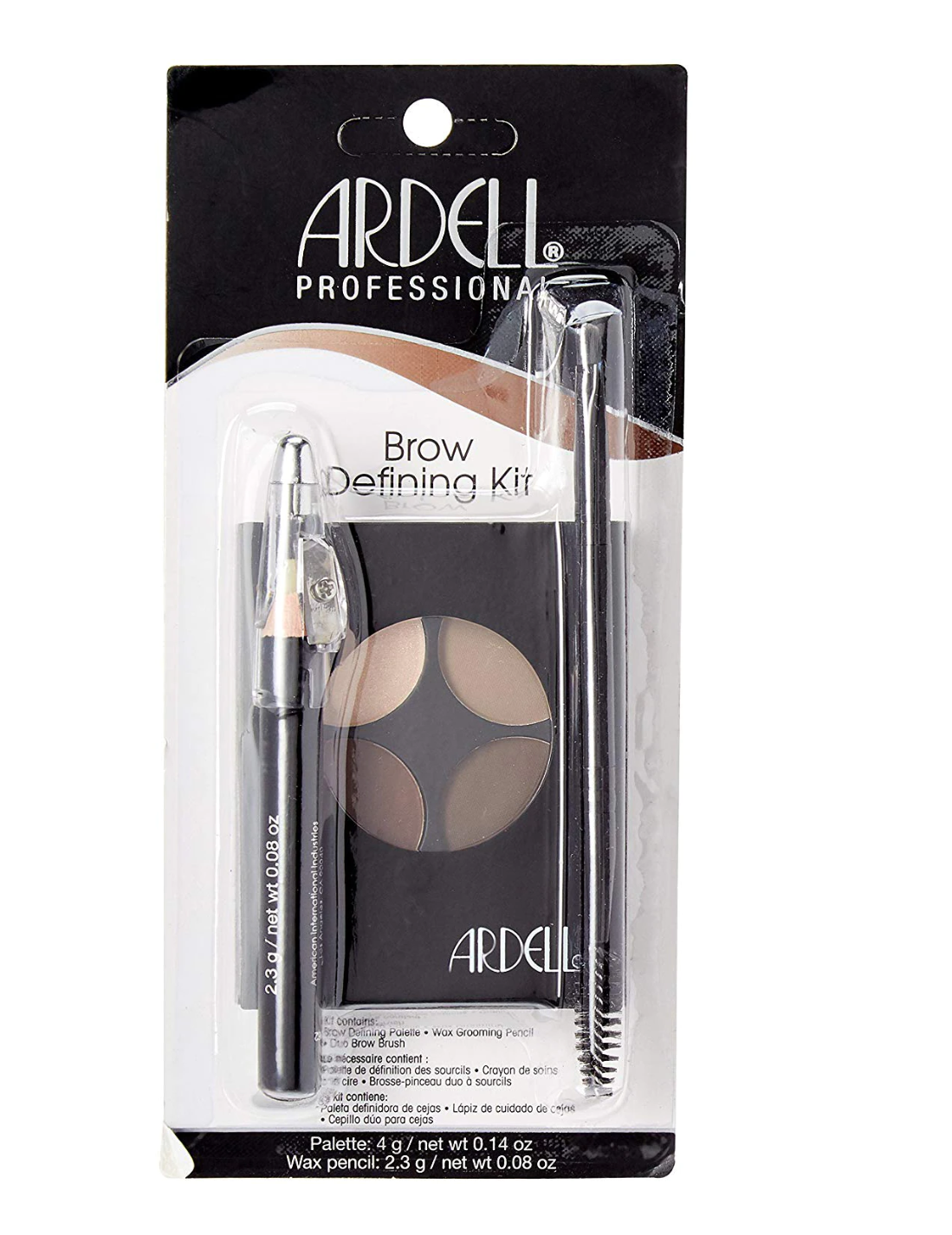 Brow Defining Kit Set Ardell: Ardell, Soothing, Oil, For Eyebrows, 6.3 g + Ardell, Hair Removal Wax Strips, For Eyebrows + Ardell, Hair Removal Gel, For Eyebrows, 6.3 g