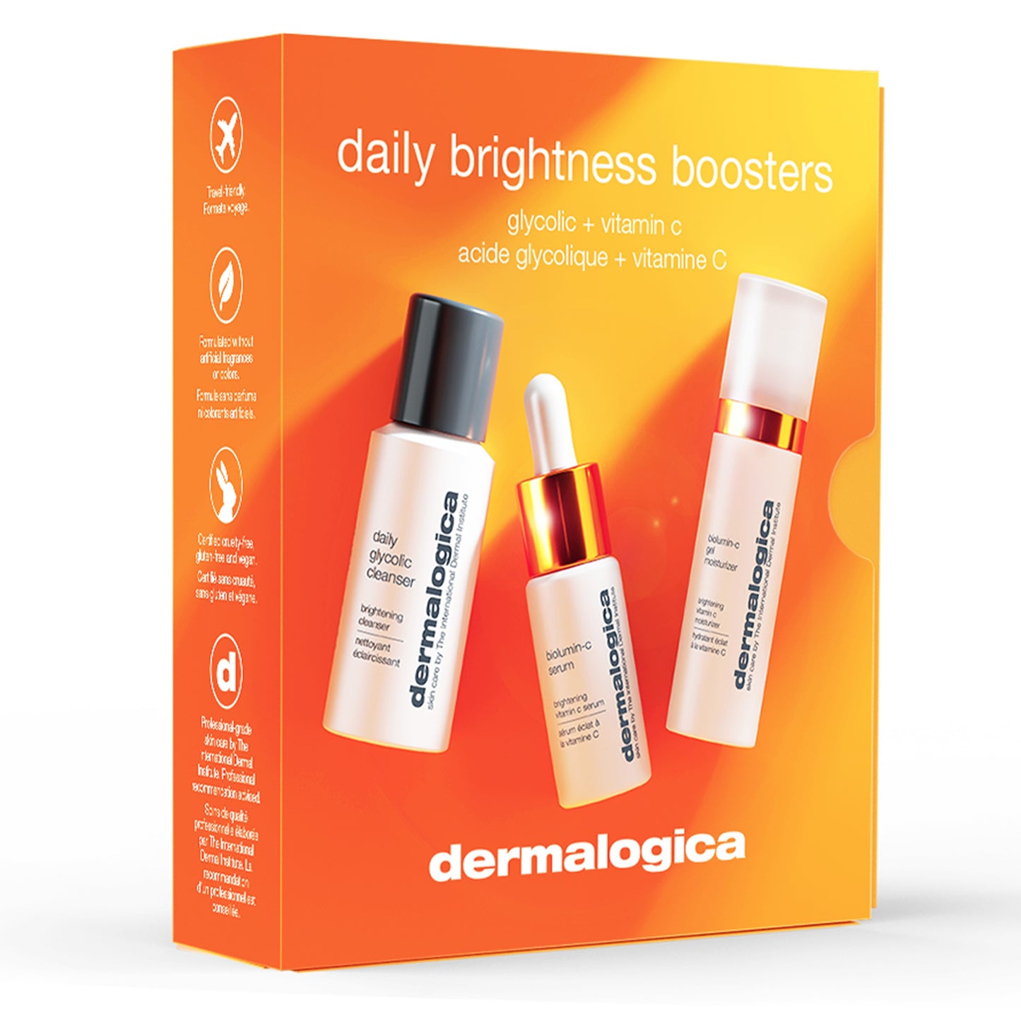 Set Dermalogica: Biolumin-C, Vitamin C, Brightening, Serum, For Face, 10 ml + Biolumin-C, Vitamin C, Moisturizing, Gel,