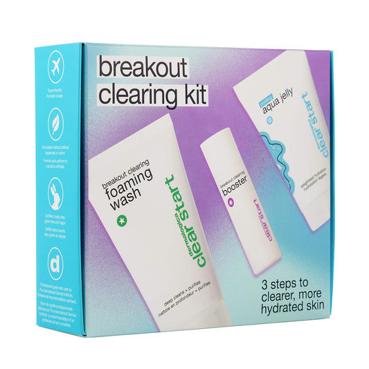 Clear Start Breakout Clearing Kit Set Dermalogica: Clear Start Aqua Jelly, For Regulation Of Excessive Sebum, Gel, For F