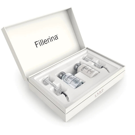 Set Duo, Labo, Fillerina 12HA Densifying Filler Grade 3, Anti-Wrinkle & Firming, Local Treatment Gel, For Face, 2 pcs, 3