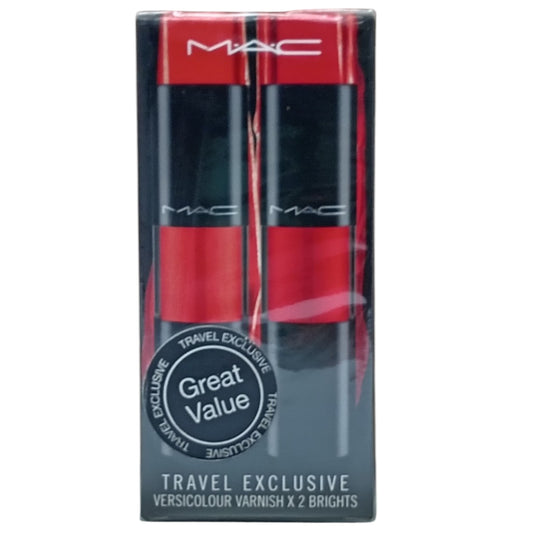 Set Duo, MAC, Versicolour Varnish, Shining, Lip Gloss, Bright, 2 pcs, 8.5 ml
