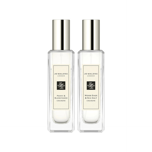 Set Jo Malone: Peony & Blush Suede, Eau De Cologne, For Women, 30 ml + Wood Sage & Sea Salt , Eau De Cologne, Unisex, 30 ml